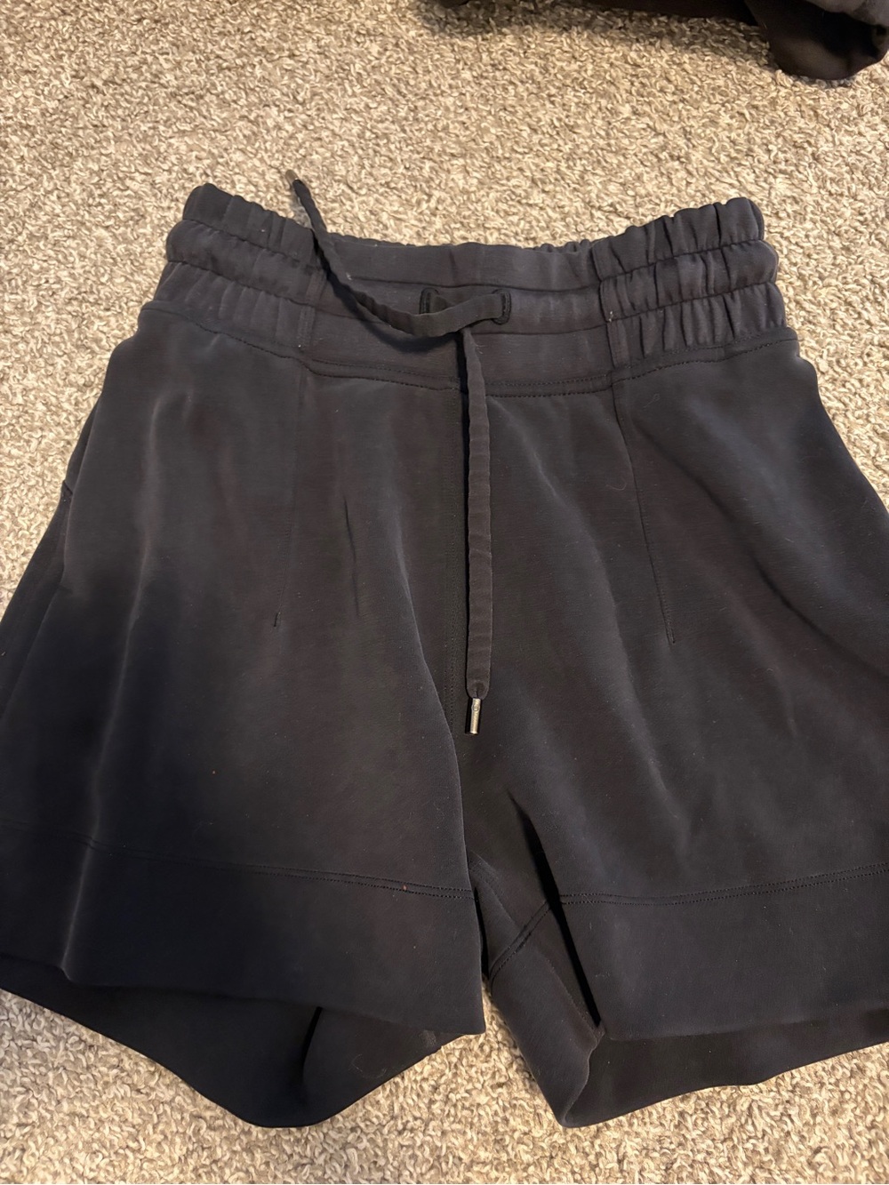 lululemon athletica Black Drawcord Athletic Shorts